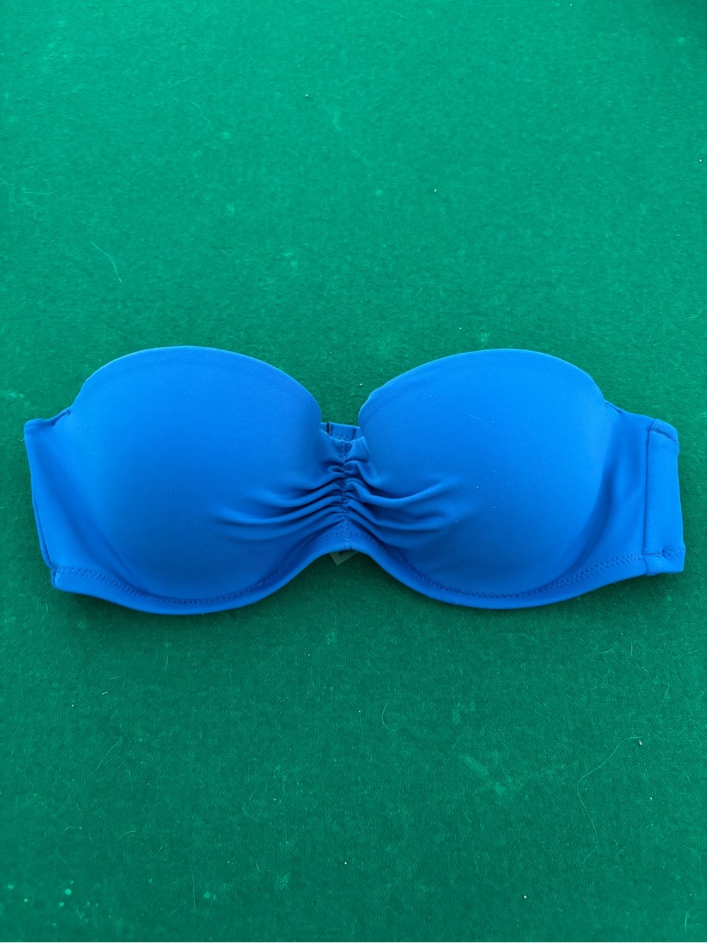Victoria's Secret Cobalt Blue Strapless Bikini Top
